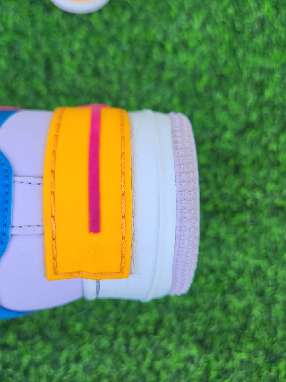Nike Air Force 1 Shadow 90s Multi-Color White Photo Blue Alchemy Pink HF5064-100 - Picture 6 of 6